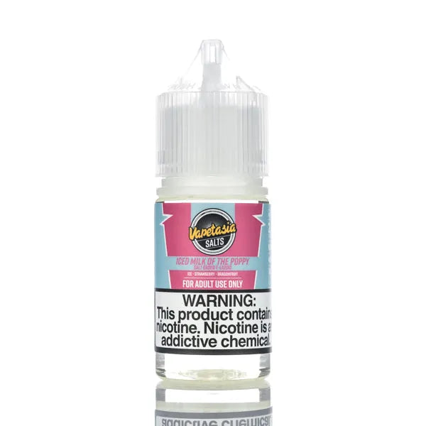 Vapetasia E-Juice Salts - ICED Milk Of The Poppy - 30ml - Black Coral